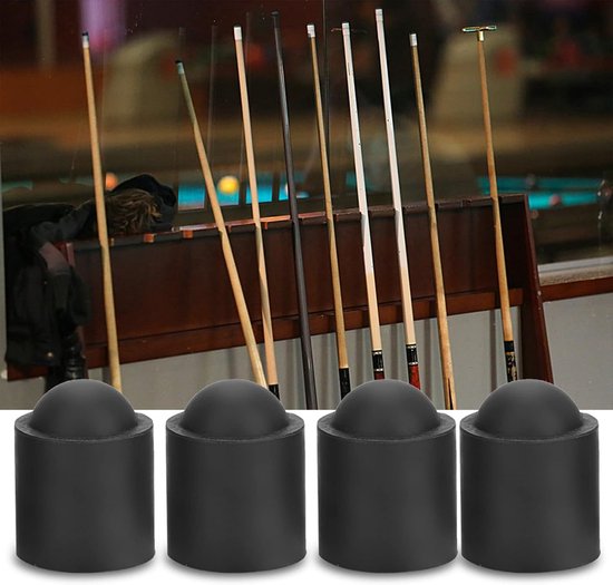 VVGoods - Cue Tip Rubber Cover 10 stuks voor Biljart Cues - Bescherming Snooker Cue Tip van Merkloos — afbeelding 2