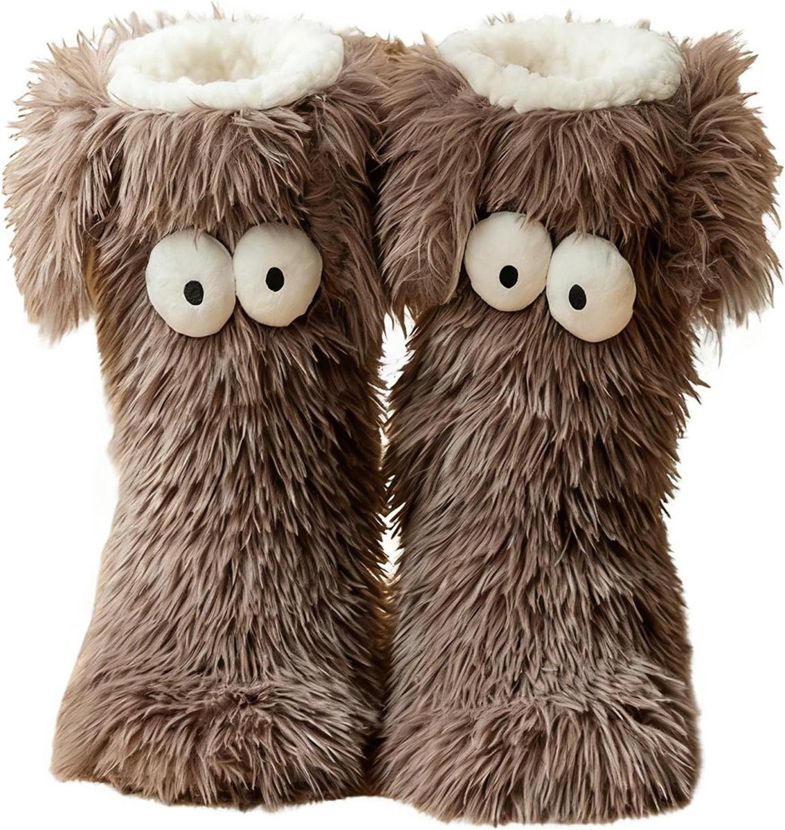 Pluche Sokken - Pantoffels - Comfortabel Thuis - Met Oortjes - 42 cm - Meerdere Kleuren