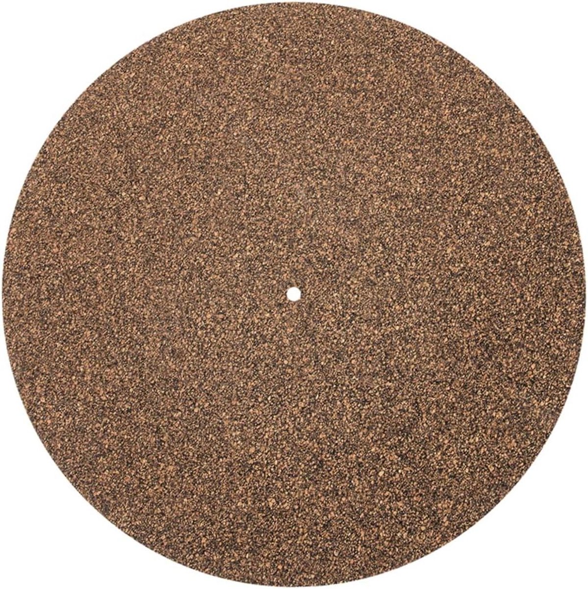 Platenmat - Draaitafel Accessoires - Vinyl Beschermen - Antistatisch - 29.7 cm - Natuurlijk