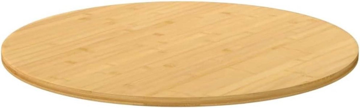 Tafelblad Bamboe - Vervangend blad - Tafel opknappen - Duurzaam materiaal - Ø 60 cm - Natuurlijk