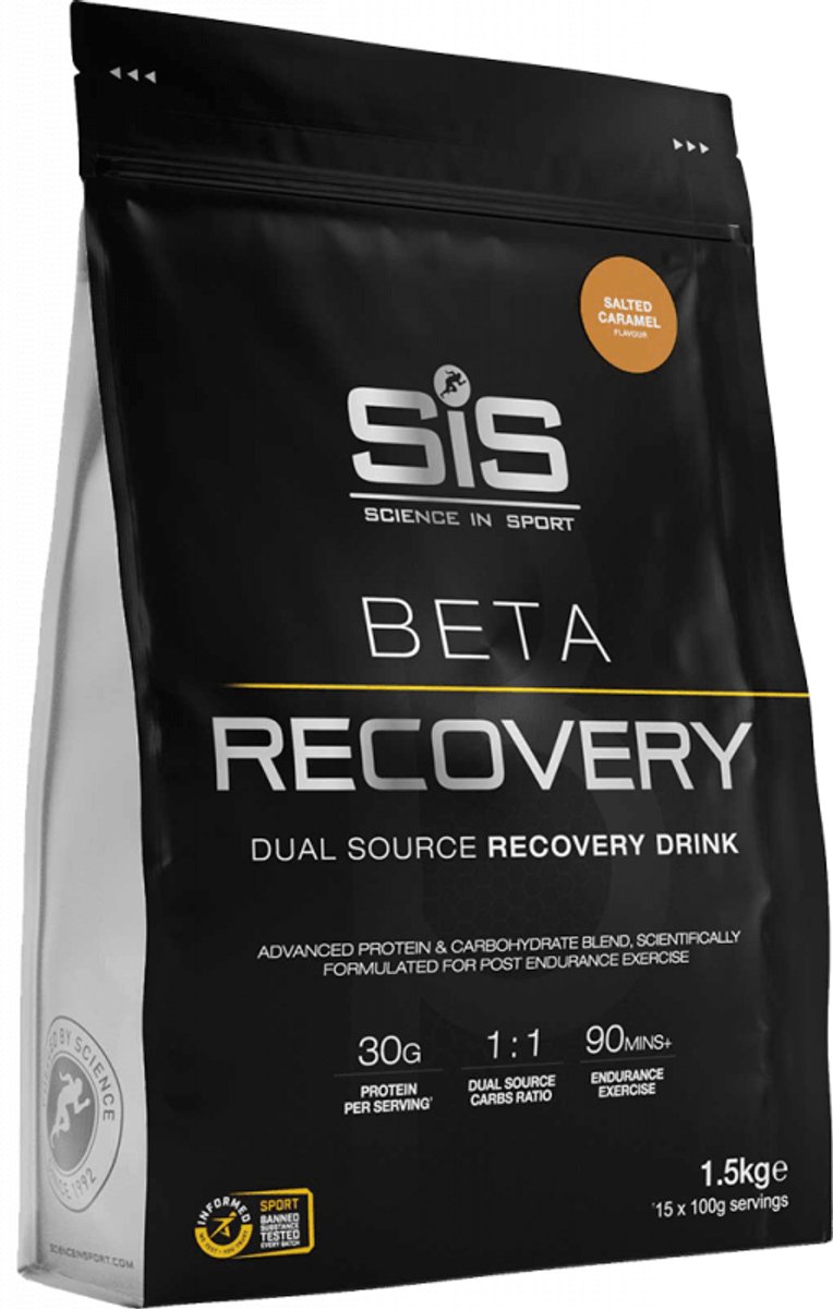 SIS Beta Recovery (1500g) Salted Caramel - Intra- & Post-Workout - voor na de training