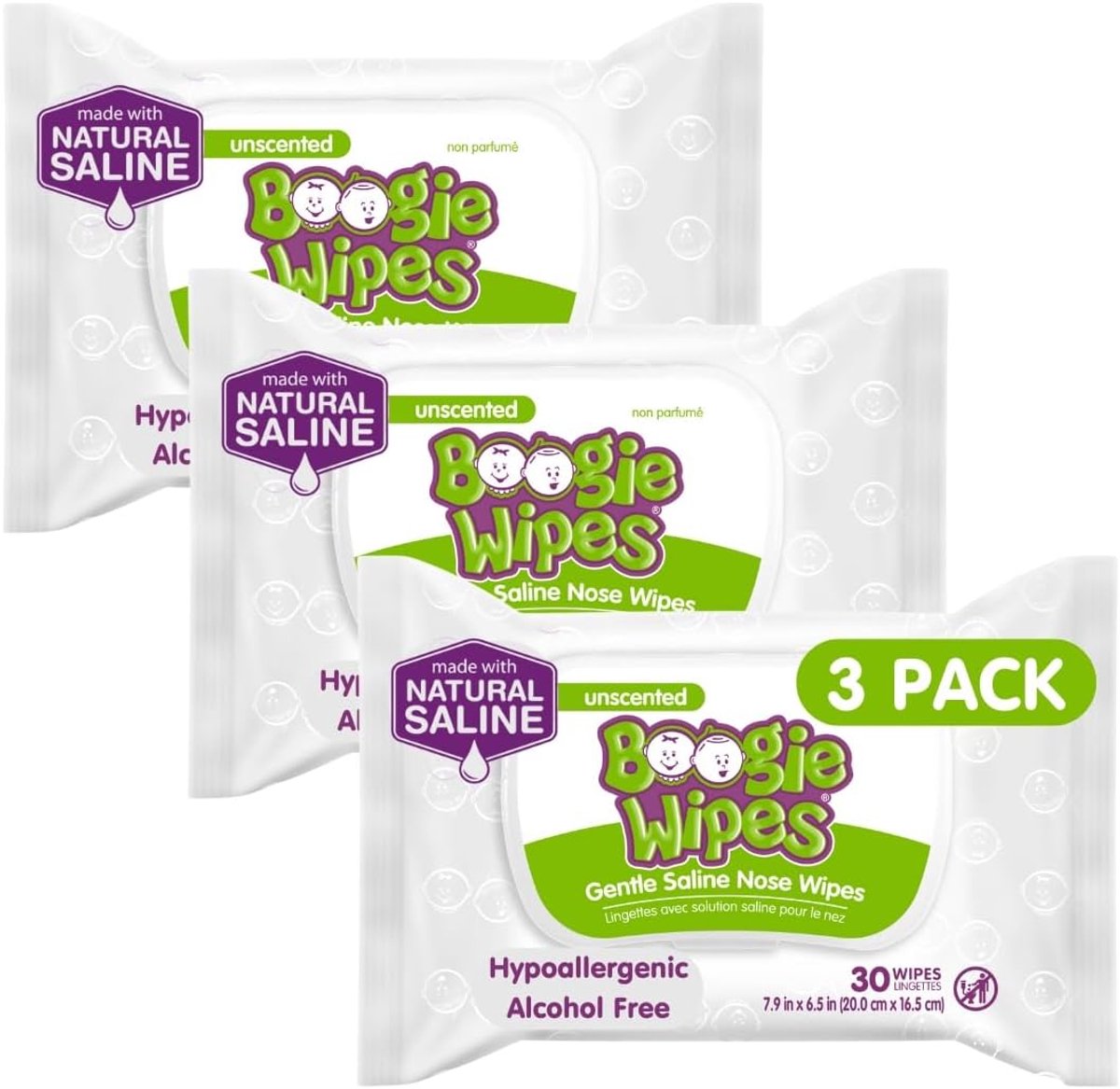 Zachte Neusdoekjes met Zoutoplossing voor Baby & Kind - 90 Stuks - Hydraterend met Aloë & Vitamine E