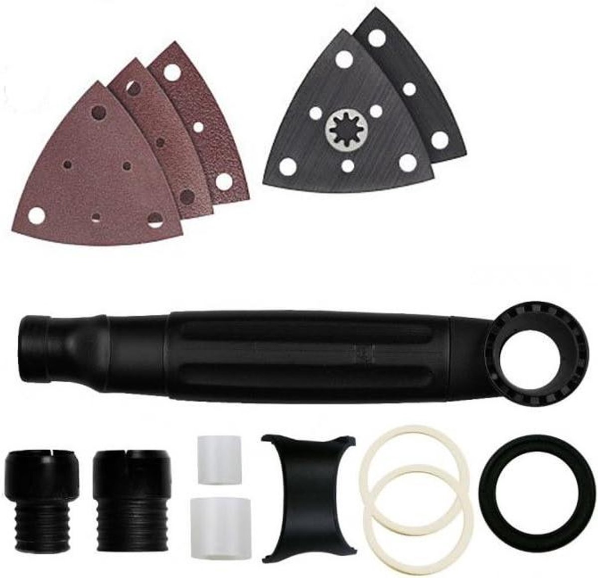 Afzuigkap Set - Stofafzuiging - Slijpen - Universele Slangkoppelingen - 2 Platen - Multicolor