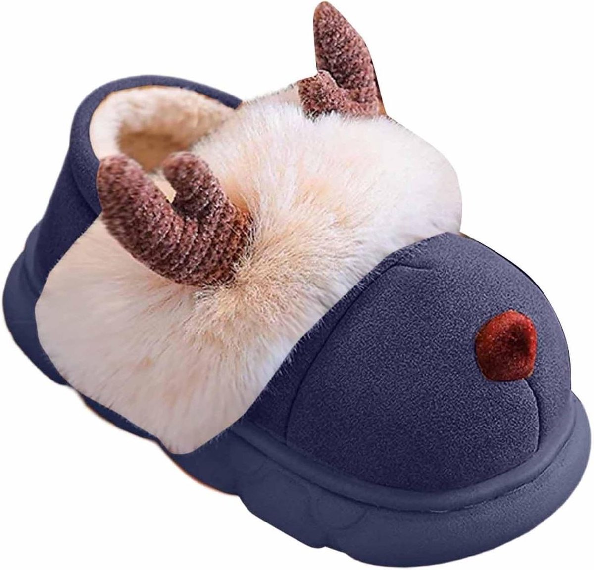 Kinderslippers - Pluche pantoffels - Binnenhuis gebruik - Zachte voering - 30 x 12 x 3 cm - Meerdere kleuren