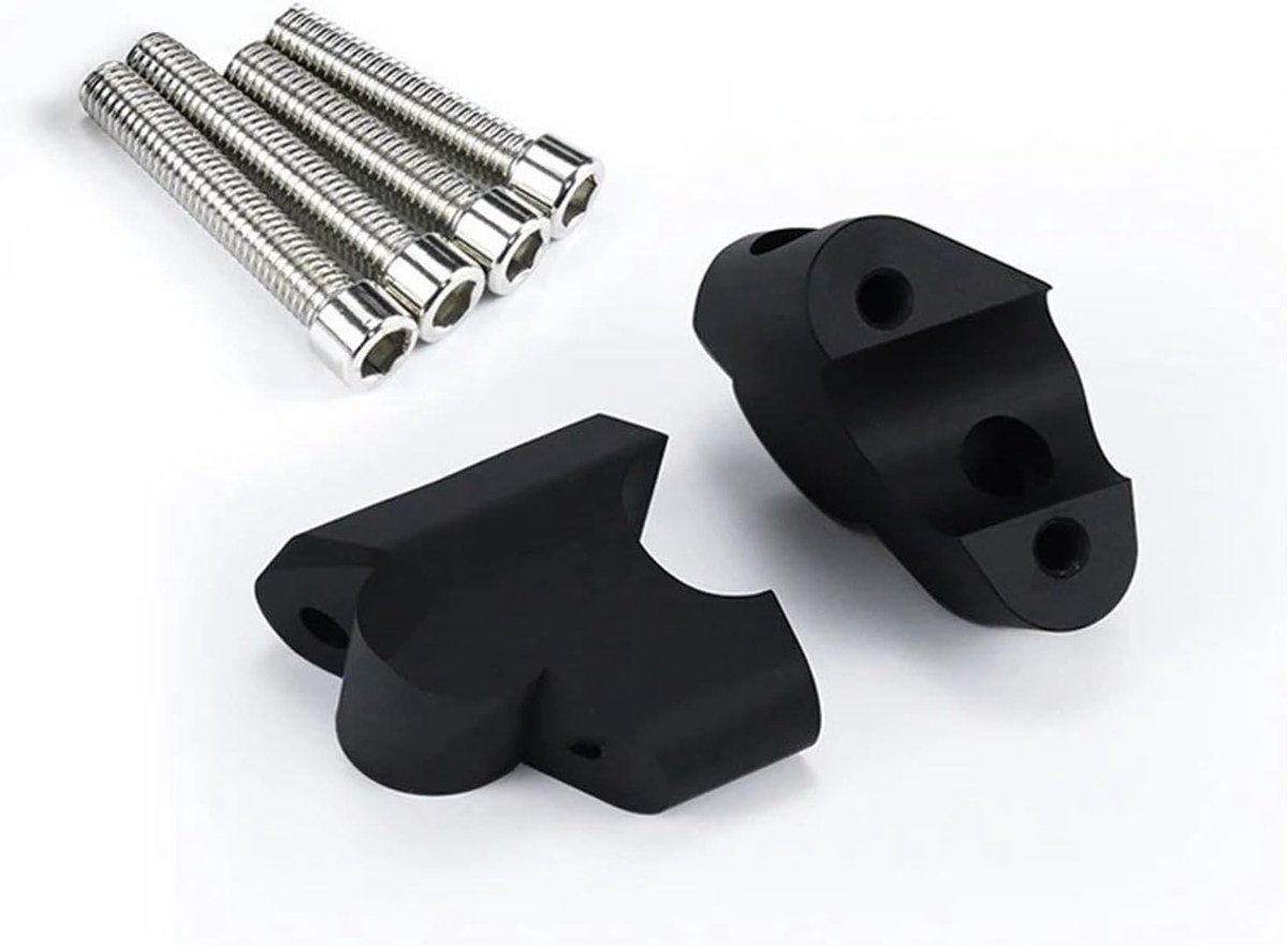 Stuurverhoger Motor - Verhogingsklem - Verbeterde Controle - CNC Aluminium - 500 g - Zwart
