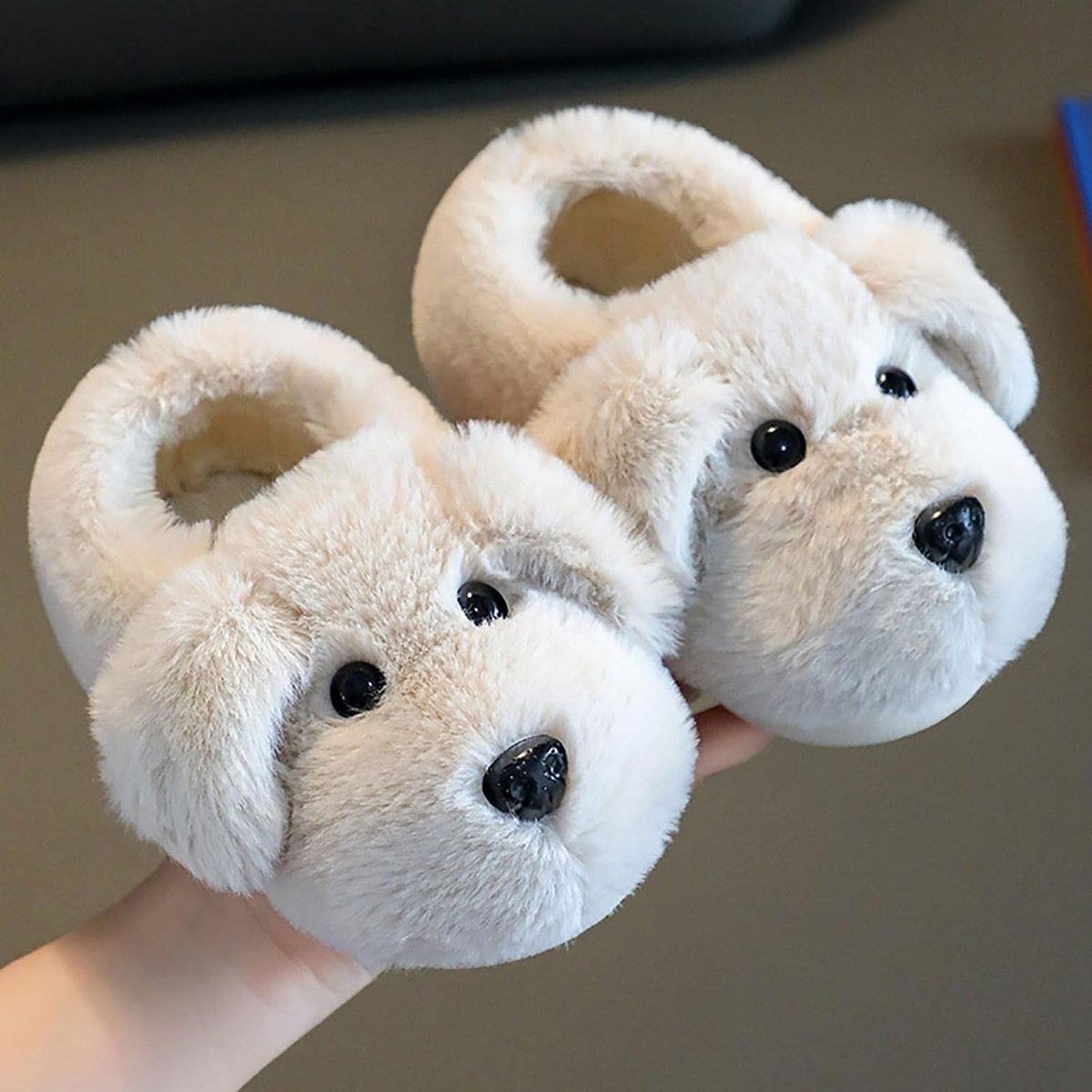 Winter pantoffels - Dieren slofjes - Warmte voor peuters - Zachte fleece voering - 25 x 15 x 3 cm — cadeau in Spellen & Speelgoed - foto 2
