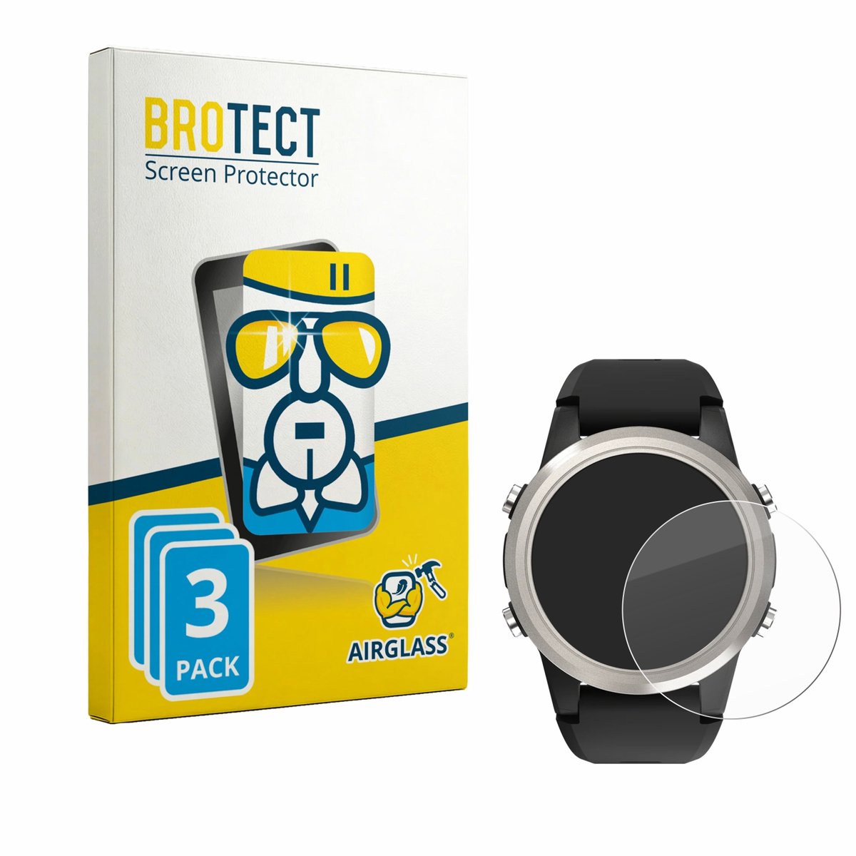 Screenprotector 3 Stuks voor Shearwater TERN Beschermglas transparant