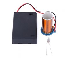 aladdien - Elektronische Tesla Coil - Mini Tesla Coil Kit - Veilig en gebruiksvriendelijk - Batterij-aangedreven - DIY Kit voor studenten - Perfect ..
