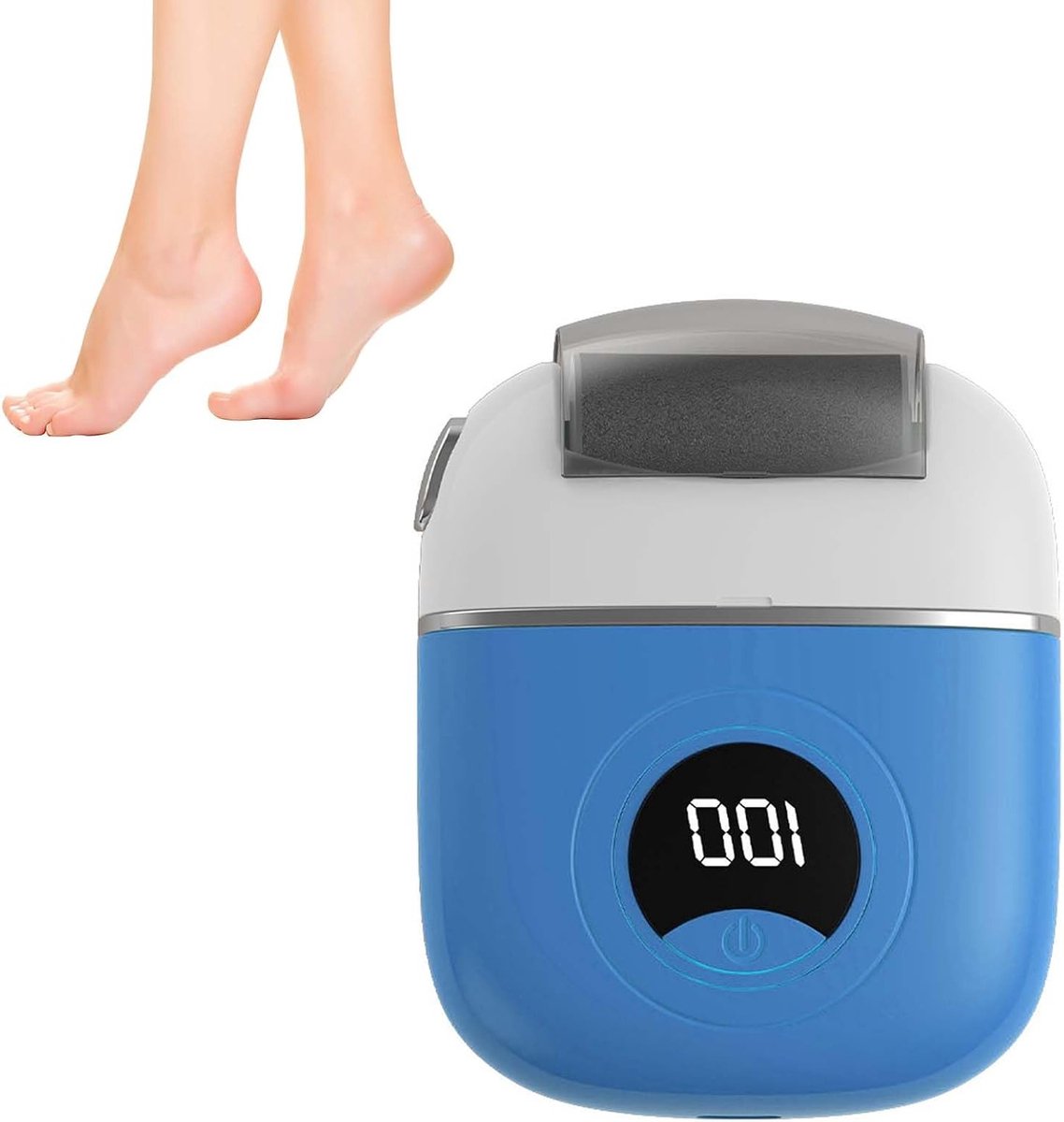 Draagbare Elektrische Voetvijl met 2 Snelheden, Oplaadbaar via USB, Ideaal voor het Verwijderen van Harde en Dode Huid van Voeten en Hielen, Perfect voor Voetverzorging en Pedicure