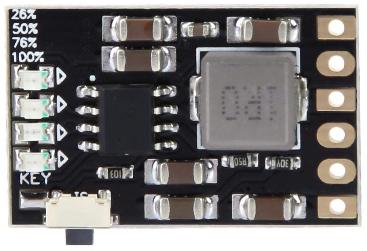 ONF3 - 5V 2A laadregelaar - lithium batterijlader - bescherming tegen overstroom - compact formaat - Li-ion batterij lader - veilig opladen - ge...