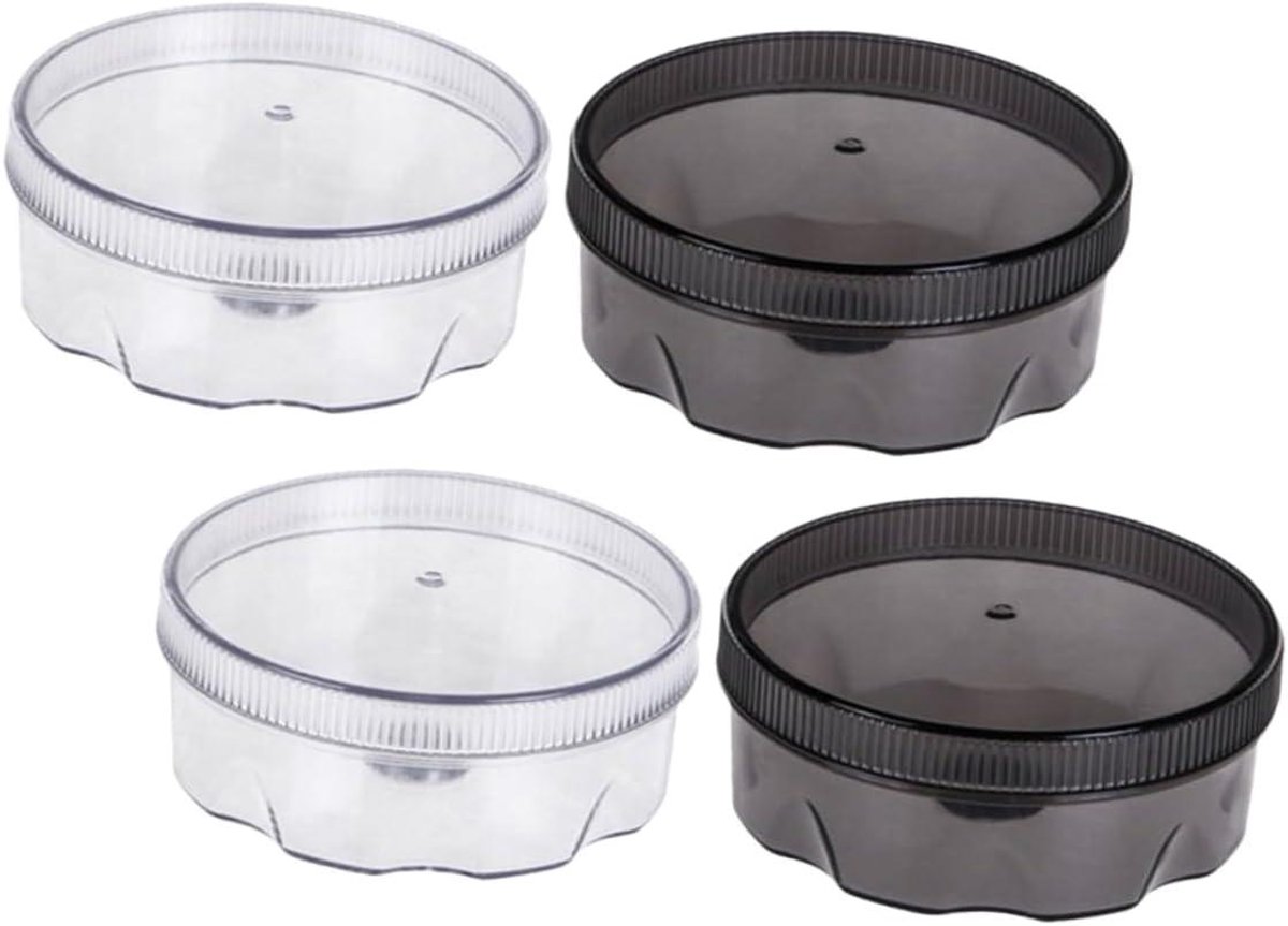 Magnetische Kruidenpotjes - Opbergcontainers - Keuken Organisatie - Met Deksel - 4 Stuks - Wit