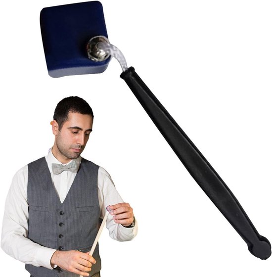 Krijthouder - Keu Chalk Houder - Biljart Accessoire - Achthoekig Design - 10 cm - Blauw — afbeelding 5