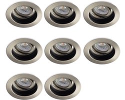 Lybardo - Inbouwspots - 8-pack - Spotjes Inbouw - Moreda - Kantelbaar