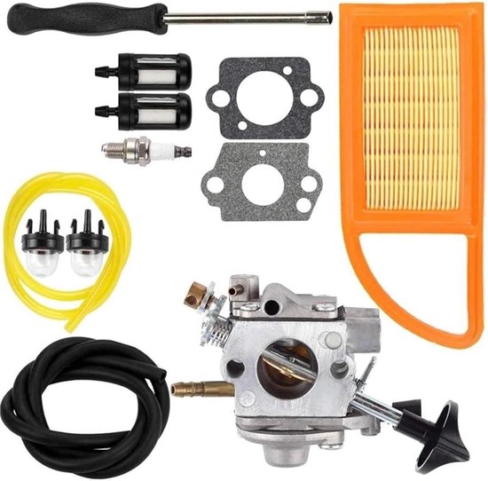 Carburateur Reparatieset - Motoronderdeel Kit - Motoronderhoud - Stabiele Brandstoftoevoer - 50 g - Zwart Zilver Geel — afbeelding 2
