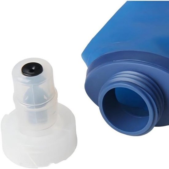 Zachte fles - 100ML - 22,5*7,5*3cm - waterzak - draagbare waterzak - TPU waterzak voor sport, outdoor en fietsen - opvouwbare fles - zachte fles - herbruikbaar - geschikt voor loopvesten, waterzakrugzakken, marathon, wandelen, fietsen — afbeelding 2