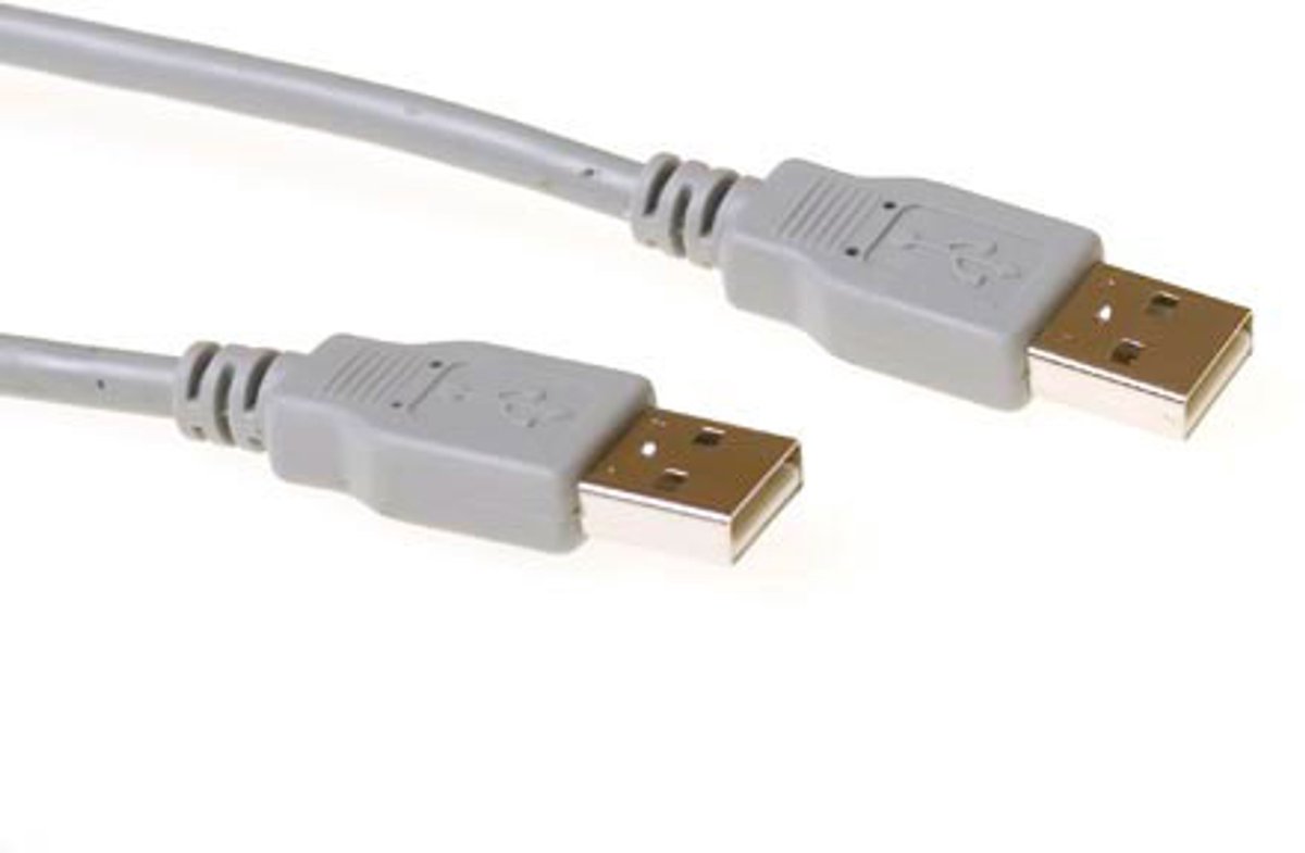 ACT SB2503 2.0 USB-A male/USB-A male | Ivoor | 3 meter