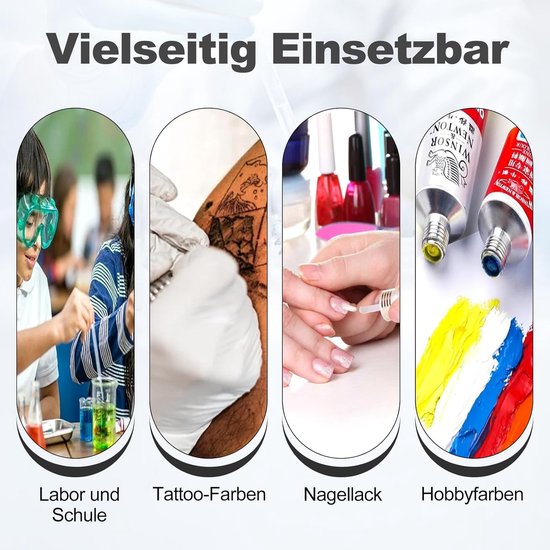 Laboratorium Mixer - Mengapparaat - Vloeistoffen Mengen - Compact Ontwerp - Niet Gespecificeerd - Zilver — afbeelding 3