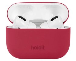 Holdit Silicone Case voor de Apple AirPods Pro / Pro 2 - Red Velvet