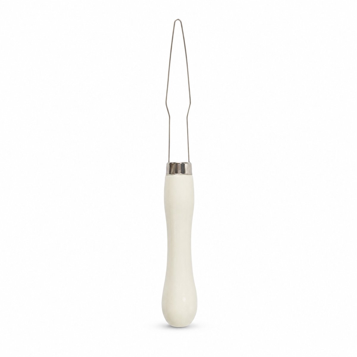 Zirkle Knopenhaak Hulpmiddel – Knoophaak Aankleedhulp voor Knopen – Button Hook Helper – Hulp bij Overhemden, Blouses, Broeken & Jassen – Voor Minder Grip of Handmobiliteit – 1 Stuk – Wit