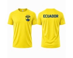 Landenteams Ecuador - WK 2026 - Voetbal Shirt - Maat S - Voetbaltenue - Voetbal Spullen - Dry Fit - Ademend - Mesh - Raglan Mouwen