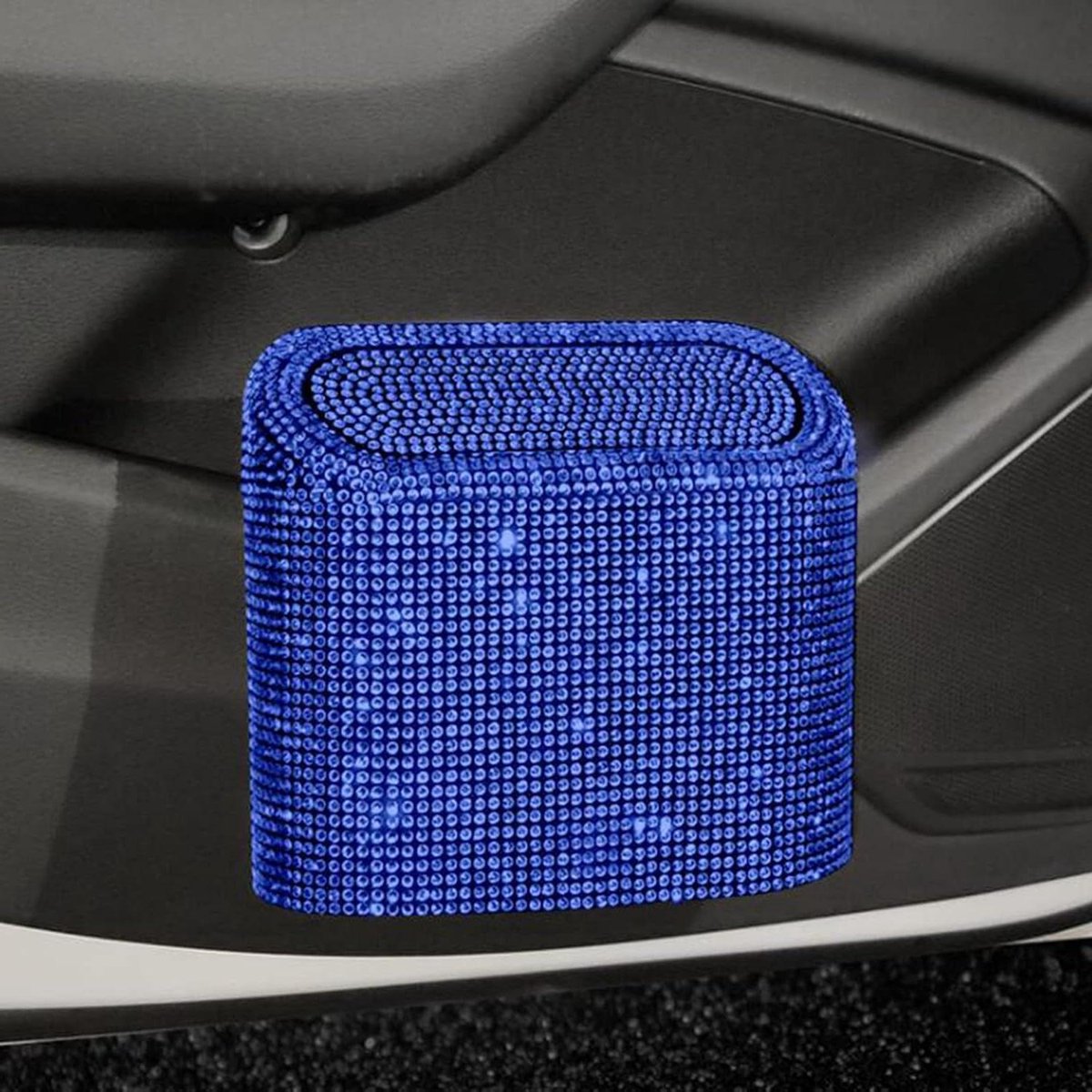 Auto Afvalbak - Prullenbak Auto - Netheid Behouden - Waterdicht en Wasbaar - 16x14cm - Blauw