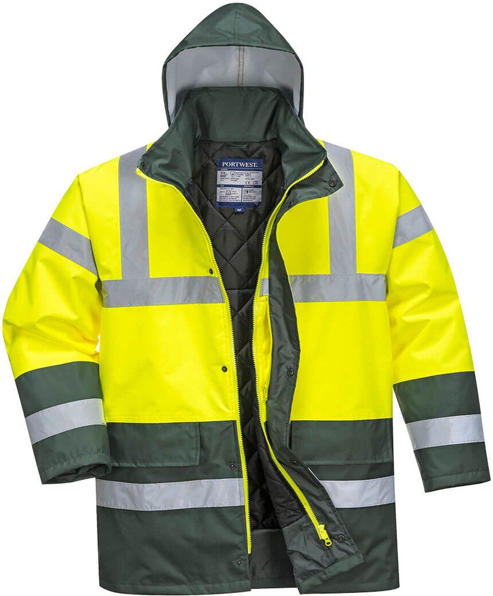 Portwest hi-vis contrast werkkleding verkeersjas jas s466 MAAT XXL