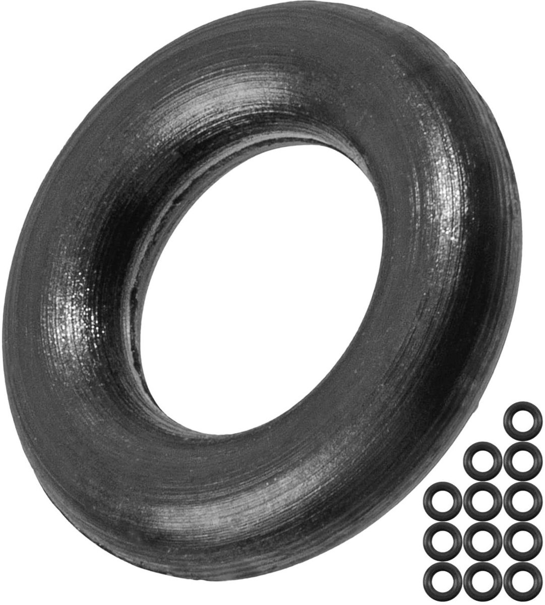 Sealing Kit - Rubber O-Rings - Machine Reparatie - Nitrile Rubber - 8 mm Buiten Diameter - Zwart
