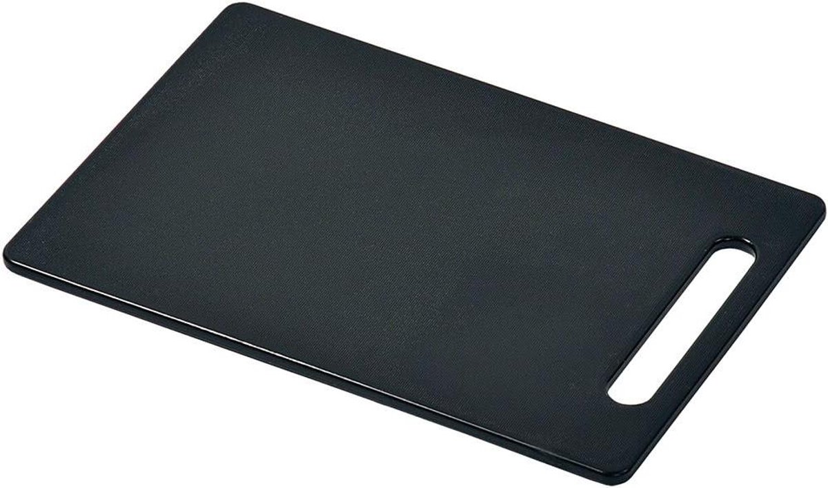 Snijplank - Hakplank Keuken - Snijden en Trancheren - Over Spoelbak - 37 x 25 x 0.8 cm - Zwart