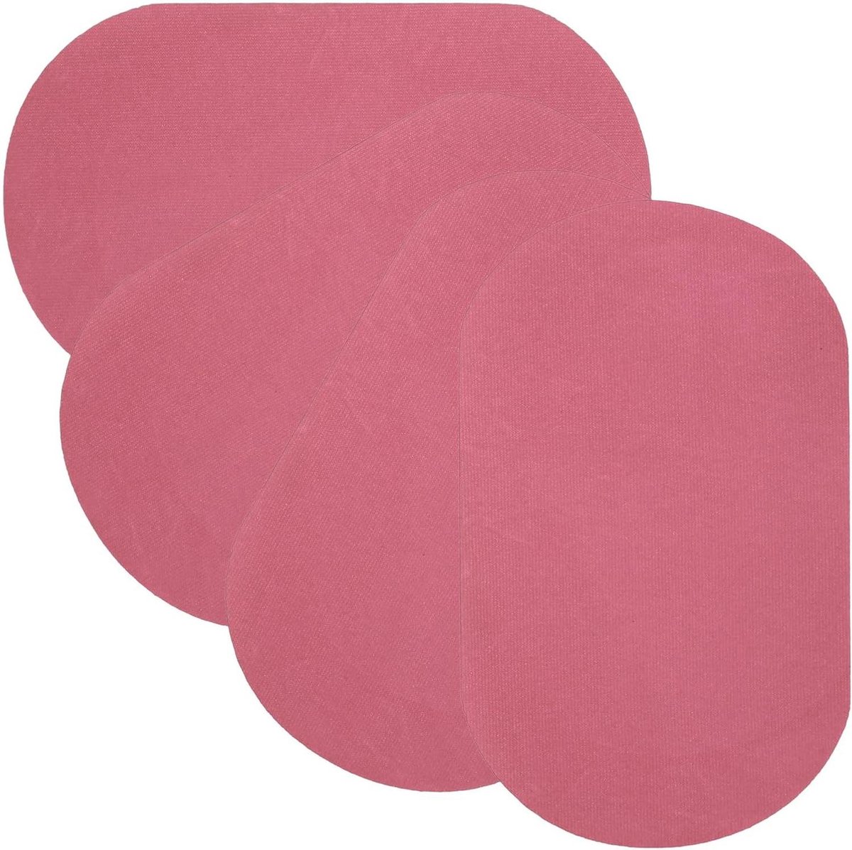Opstrijkbare patches - Reparatie patches - Kleding herstellen - Zelfklevend met strijkijzer - 18 x 11 cm - Roze