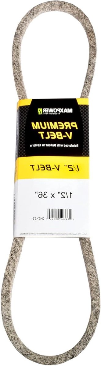 Aandrijfriem V-riem - V-snaar Tuinmachine - Aandrijven Tuingereedschap - Kevlar Vezelversterkt - 910 mm Buitenlengte - Beige