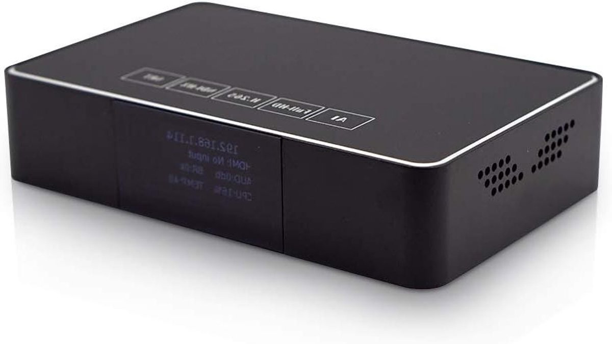 HDMI Video Encoder - HD Encoder Livestream - Live Uitzendingen - Ondersteunt SRT HLS - 1080P 60Hz - Zwart