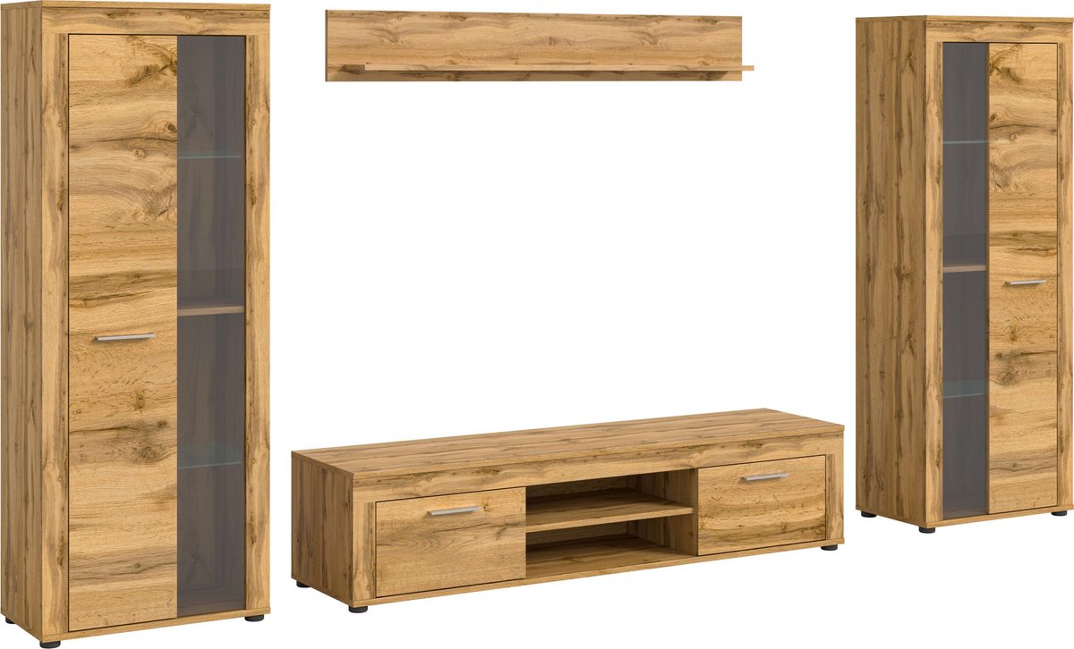Jam wandkast J11 systeem eiken decor.
