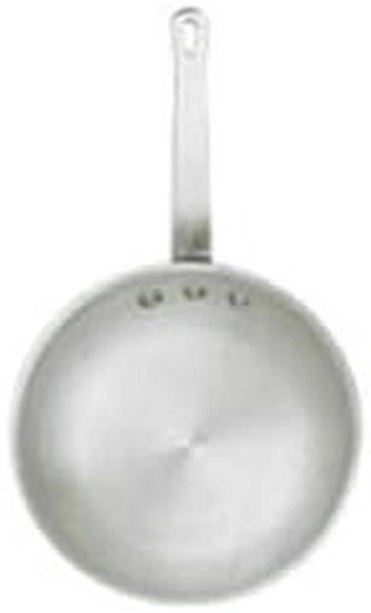 Commerciële Aluminium Pan - Frituurpan Koekenpan - Professioneel Bakken - NSF Gecertificeerd - 30 cm - Zilver