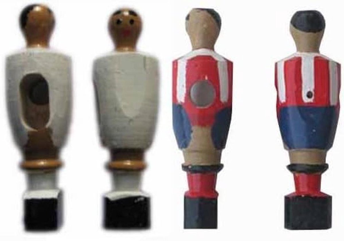 Tafelvoetbal Speler - Voetbalmanneke Hout - Tafelvoetbal Spel - Zijdelingse Versterking - 14mm - Houtkleur