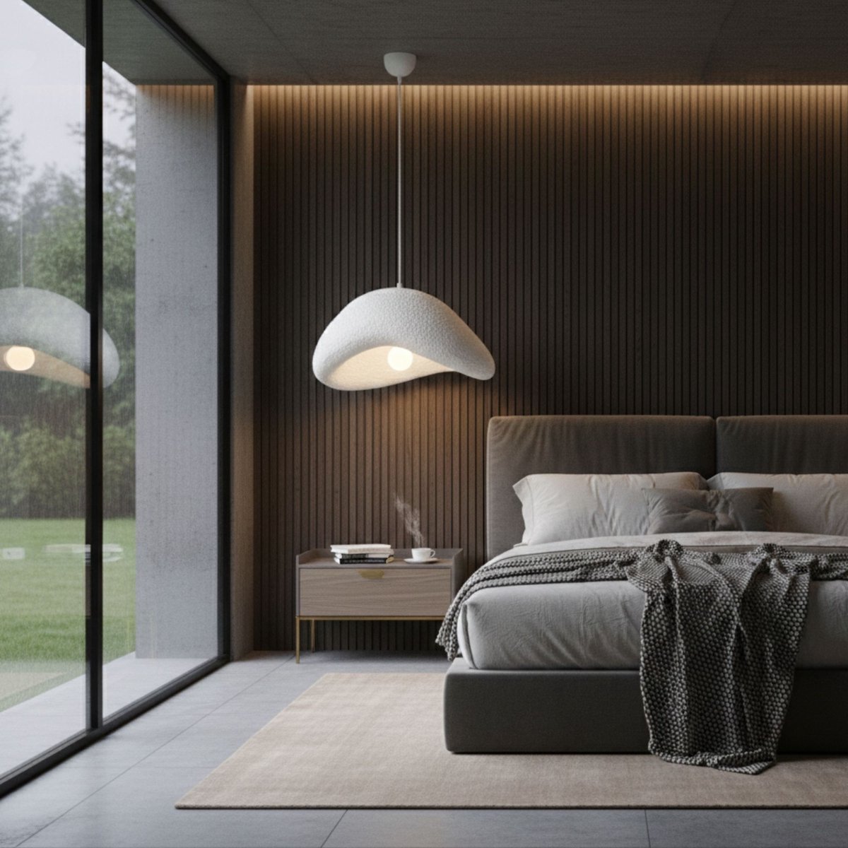 Asir - Kroonluchter - Wit - METALEN BEHUIZING - 42 x 120 x 42 cm