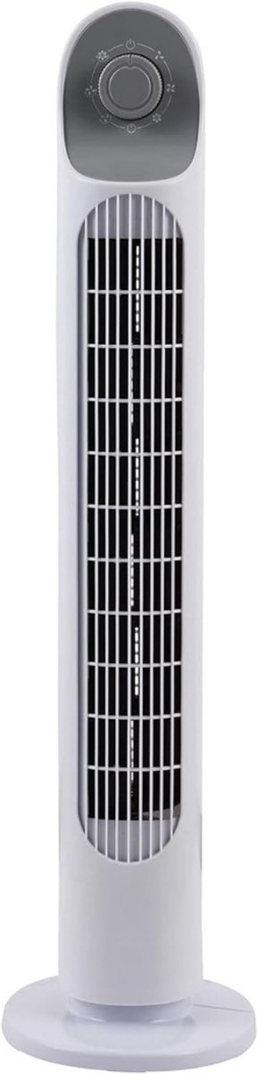 REN® Ventilator toren - Ventilator staand - Torenventilator - Wit - 22cm x 22cm x 82cm