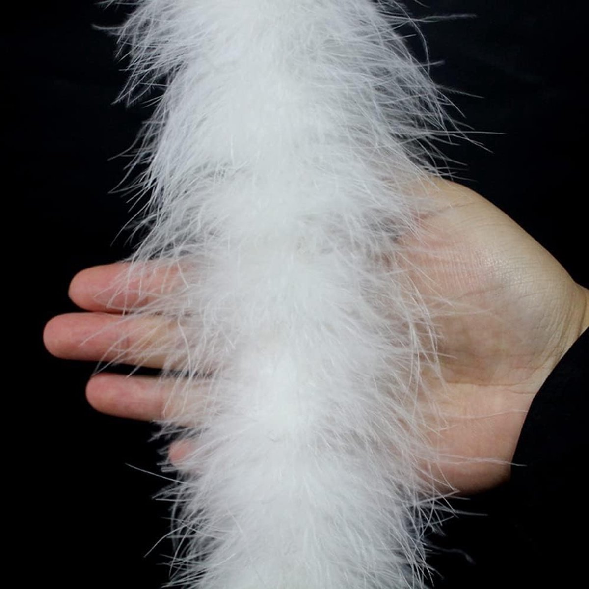 Dik lint met strepen, veren, franjes en satijnen lint voor DIY-kleding, ambachten en feestdecoratie