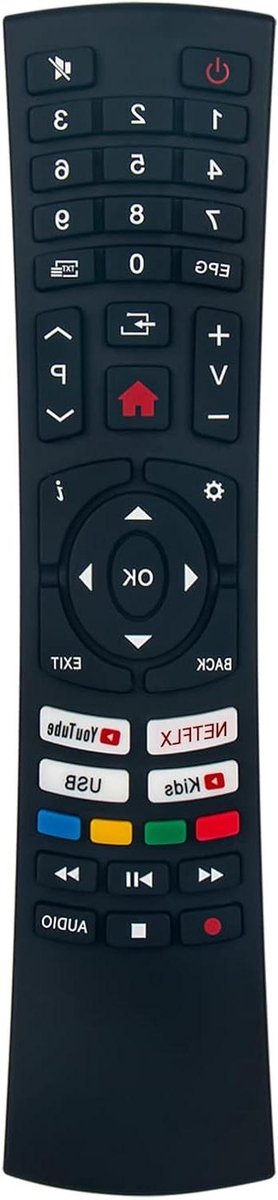 Afstandsbediening - Universele afstandsbediening - TV bedienen - Geen programmering nodig - 17 cm