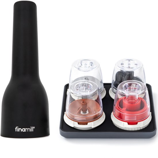 Elektrische kruidenmolen set- Finamill Gift Set van Merkloos — afbeelding 4