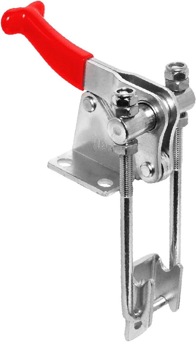 Verticale Tuimelklem - Wisselklem Werkbankklem - Werkstukken Vastzetten - Verstelbare U-bout - 899 kg Capaciteit - Rood