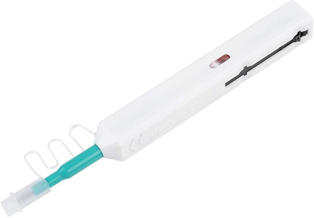 aladdien - E-click cleaner - Glasvezel reinigingspin - Effectieve reiniging - Wit - Voor SC/FC/ST connectors - Ideaal voor fiber connectoren - Handz..