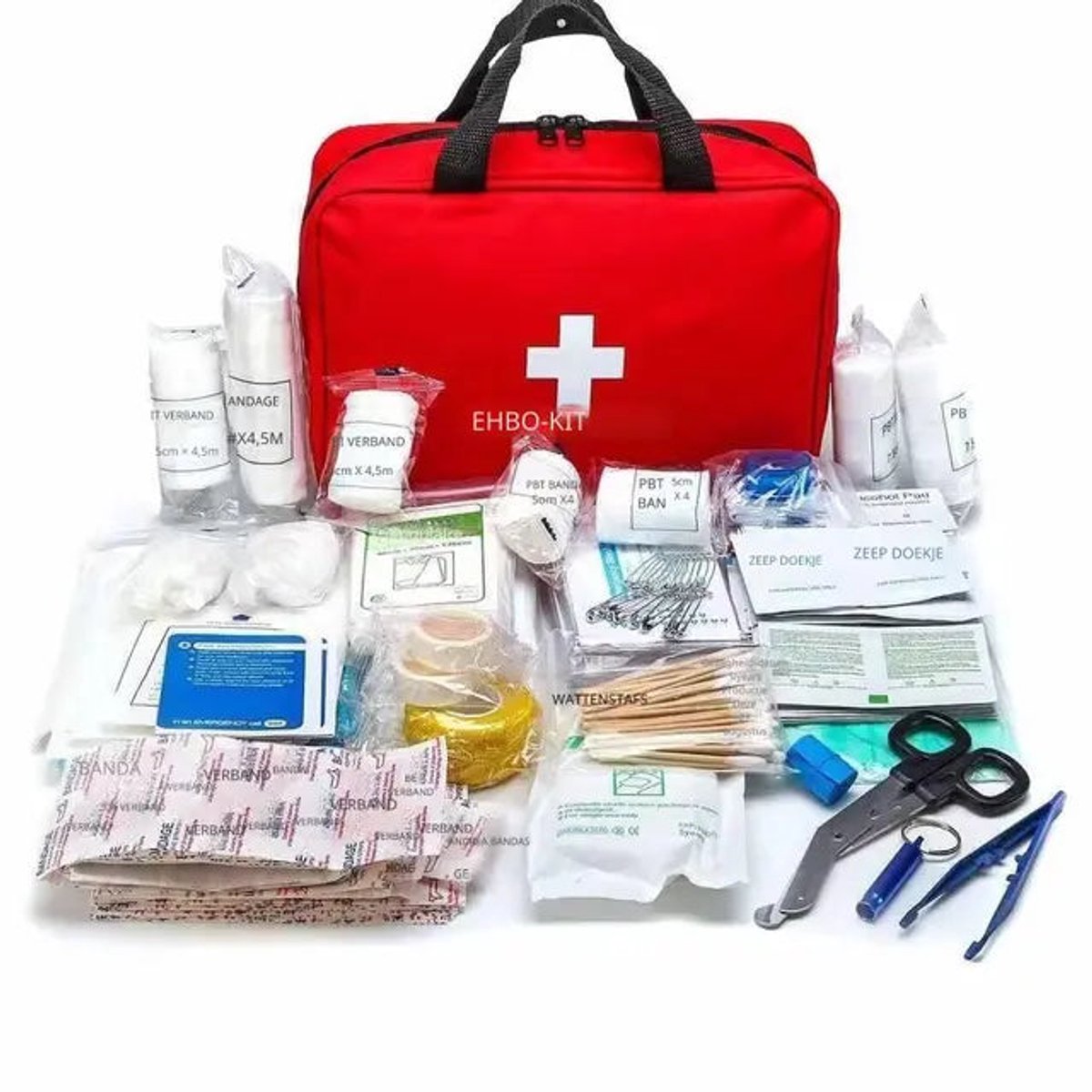 RezReady EHBO-set Outdoor – Draagbaar & Compleet voor Kamperen & Reizen