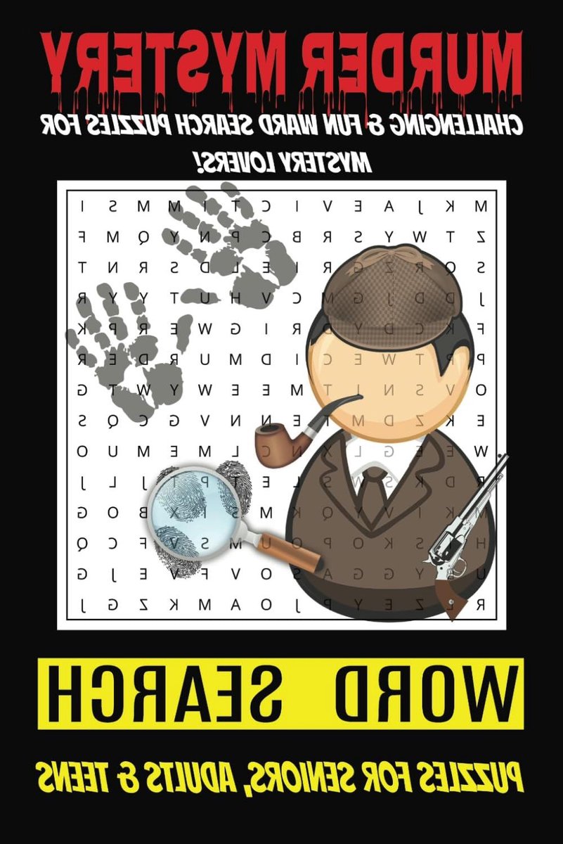 Woordzoekboek Moordmysteries - Raadselboek Crime - Ontspannend Puzzelen - 55 Puzzels Met Crime Thema - 15x23 cm - Niet gespecificeerd