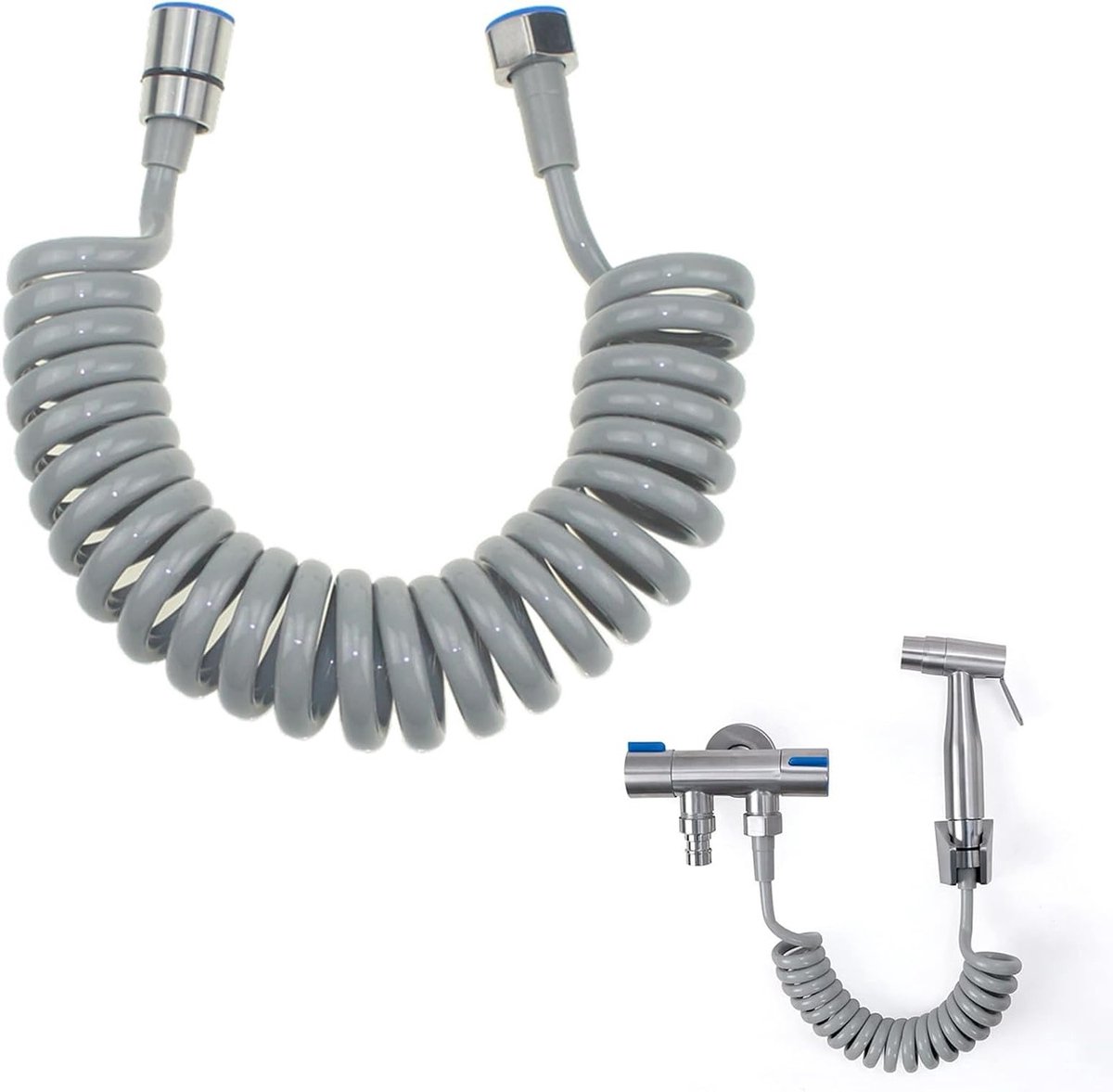 Flexibele Telescopische Douche Slang voor Bidet, Ideaal voor Sprayer en Badkamer - 2 Meter Lang, Duurzaam en Handig