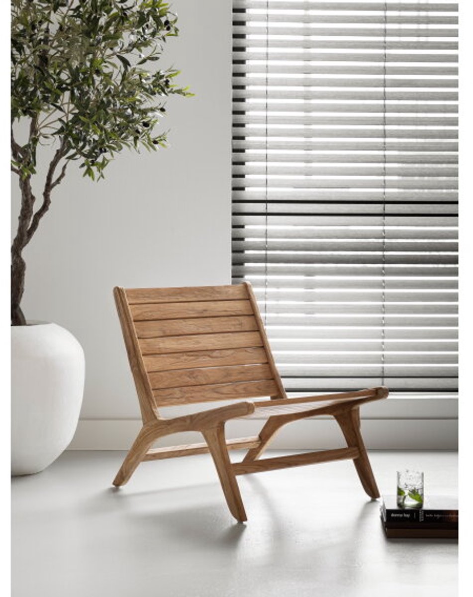 MUST Living Fauteuil Lily Teakhout 75x85x75 cm