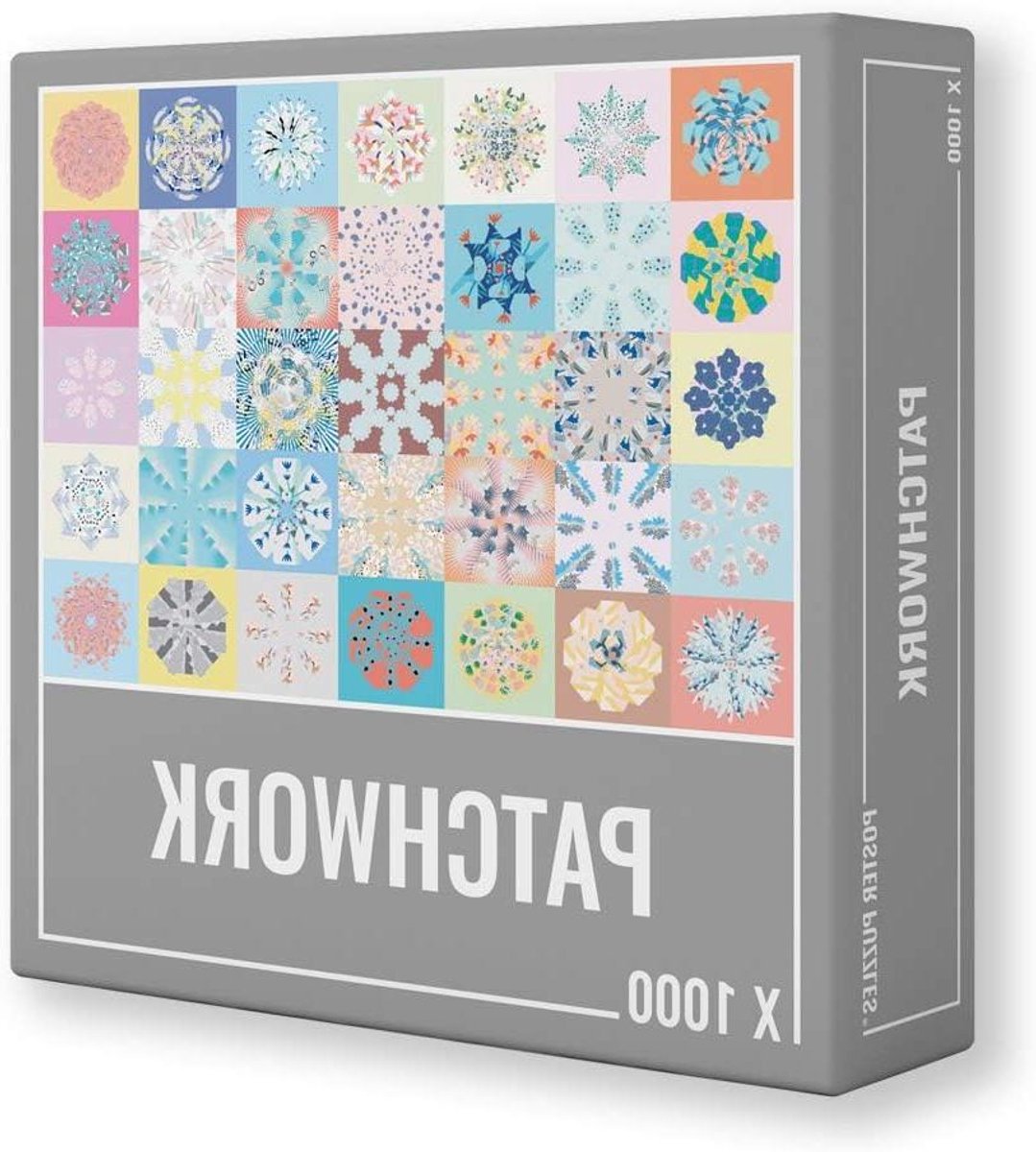 Legpuzzel Lappendeken - Volwassen Puzzel - Ontspannende Kleuren - Deskundig Uitgesneden Stukjes - 68 cm x 48.5 cm - Multicolor