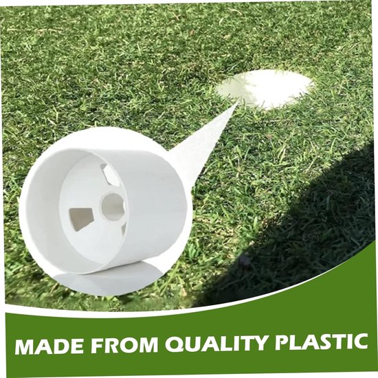 Golf Hole Cups - Putting Cups - Oefenen Golfvaardigheden - Hol Ontwerp - 4.2x3.9 INCH - Wit van GOLF — afbeelding 2