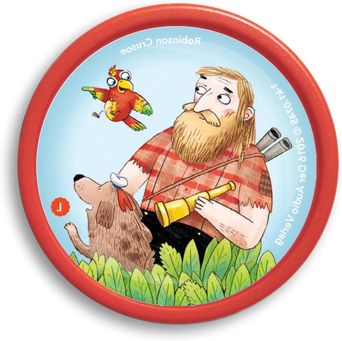 Robinson Crusoe Kekz - Audio Speler - Kinder Verhalen Luisteren - Zonder Download Mobiel - 20 Gram - Wit