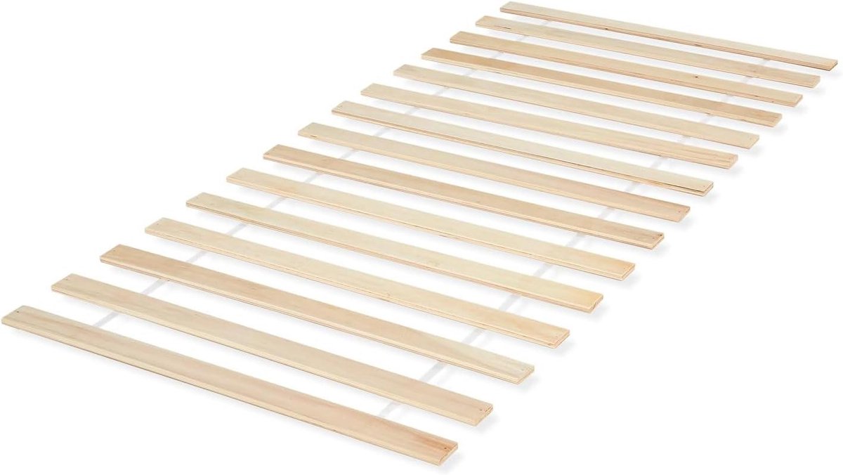 Rolluik bedframe - Lattenbodem frame - Bedondersteuning - Massief dennenhout - L - Meerkleurig
