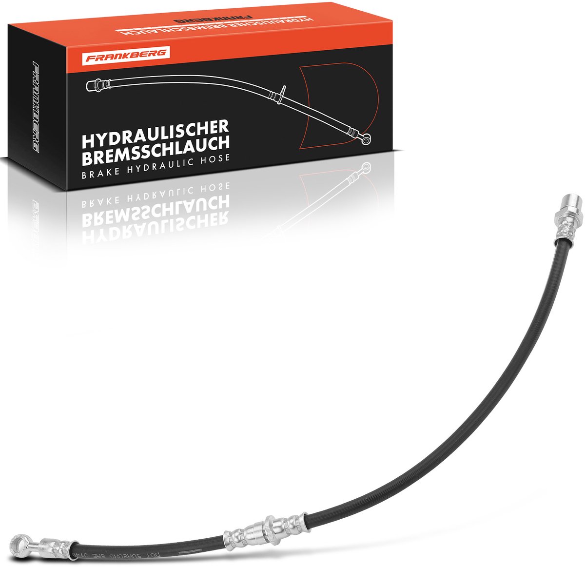 Frankberg 1x Remslang Remleiding Vooras Links voor Subaru Forester SF
